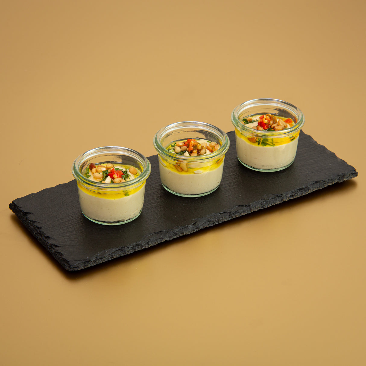 Hommus Klassik im Glas - Casalot Catering Berlin - Fingerfood - Orientalisches Business Catering, Partyservice
