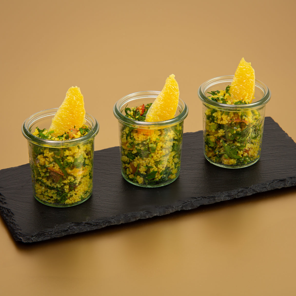 Salata Couscous im Glas - Casalot Catering Berlin - Fingerfood - Orientalisches Business Catering, Partyservice