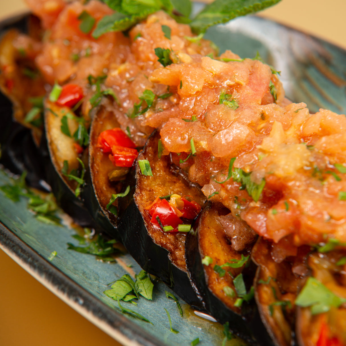 Auberginensteaks - Casalot Catering Berlin - Maza - Orientalisches Business Catering, Partyservice