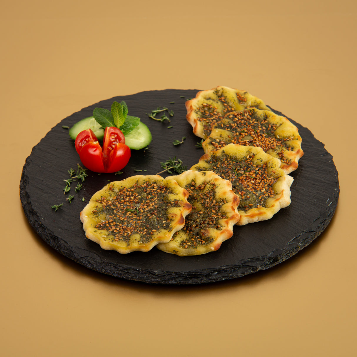 Mini-Manakish Bi Zaatar - Casalot Catering Berlin - Fingerfood - Orientalisches Business Catering, Partyservice
