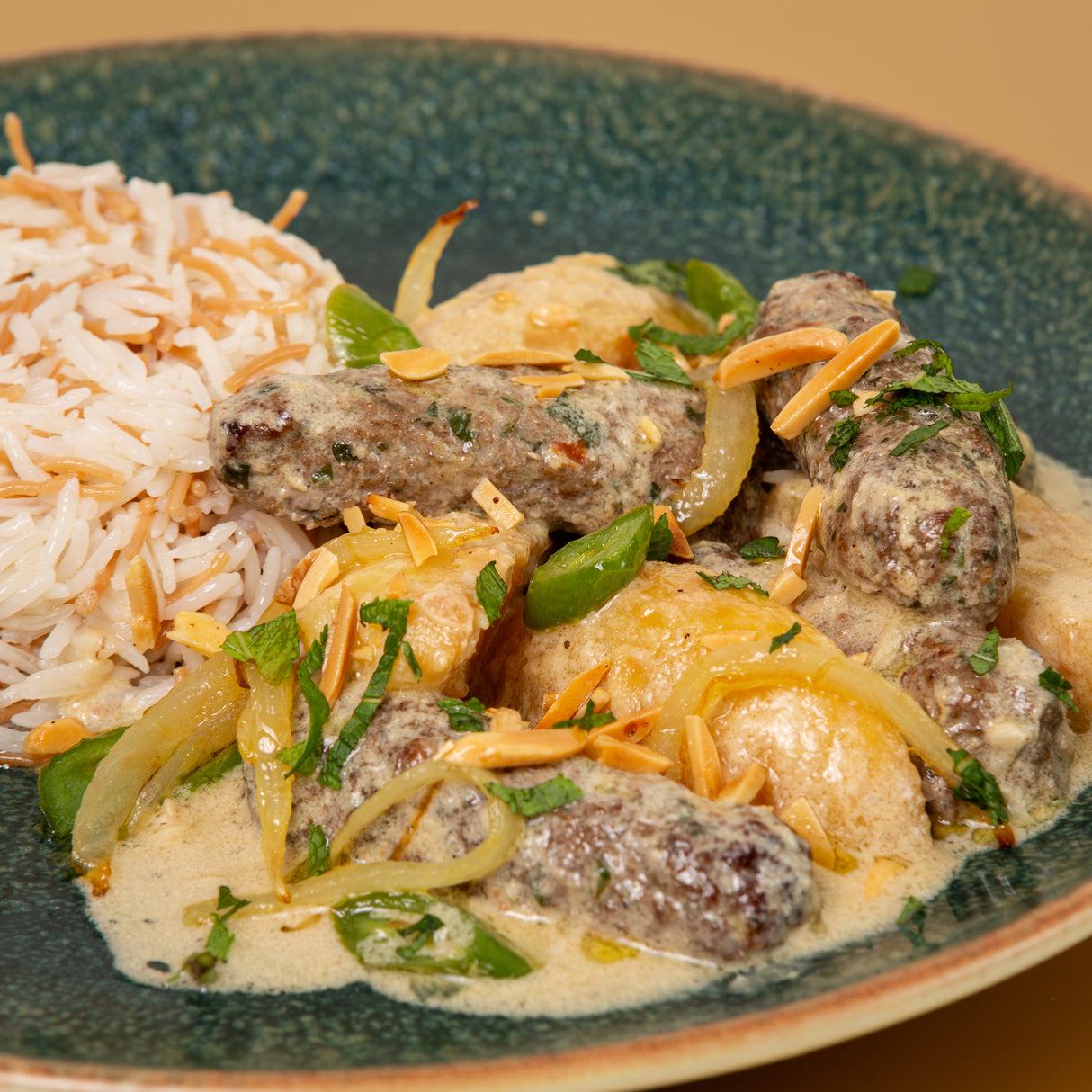 Mittagsbuffet mit Kafta - Casalot Catering Berlin - Warmes Buffet - Orientalisches Business Catering, Partyservice