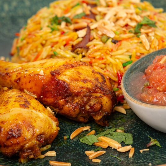 Mandi Dajaj - Casalot Catering Berlin - Hauptgericht - Orientalisches Business Catering, Partyservice