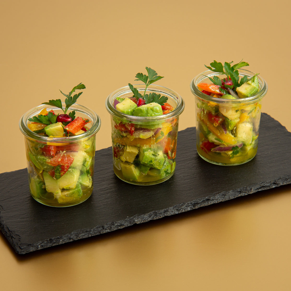 Avocado Tartar im Glas - Casalot Catering Berlin - Fingerfood - Orientalisches Business Catering, Partyservice