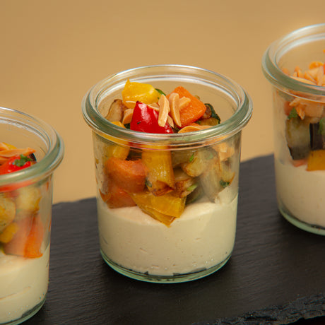 Hommus Khodar im Glas
